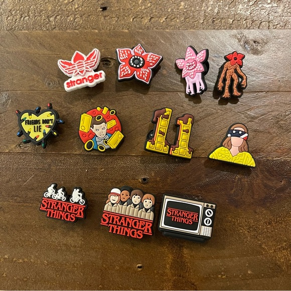 Stranger‎ Things Croc Charms 11 piece Set - Picture 1 of 2
